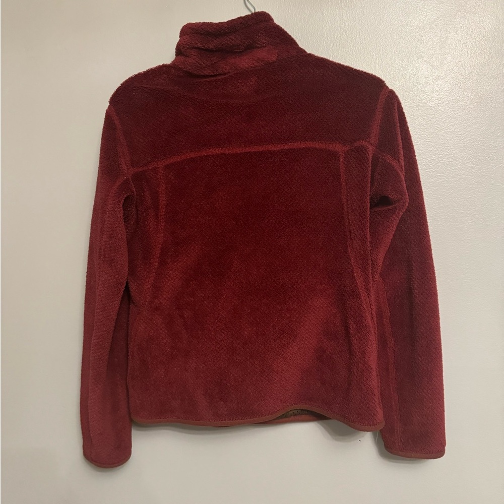 Patagonia Burgundy Fleece Pullover - Picture 3 of 4
